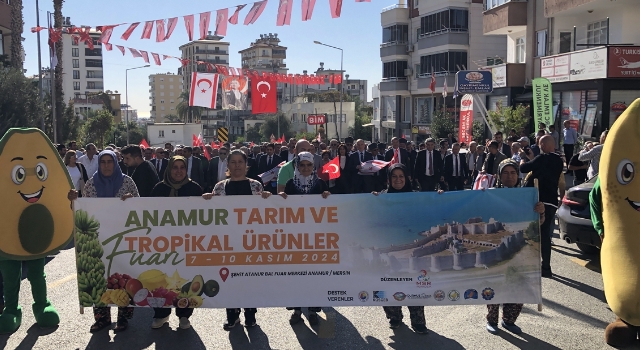 Mersin’de ”Anamur Tarım ve Tropikal Ürünler Fuarı” başladı