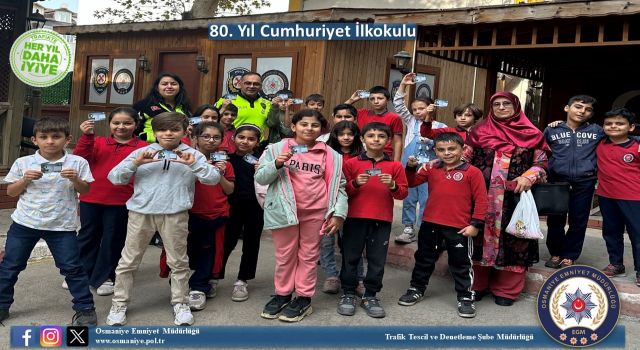 Osmaniye’de Okullarda Trafik Bilinci Artırılıyor