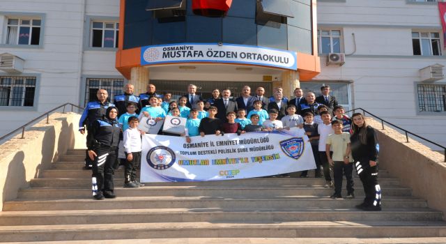 Osmaniye’de “Umutlar Emniyet'le Yeşersin” Projesine Emniyet Müdürü Desteği