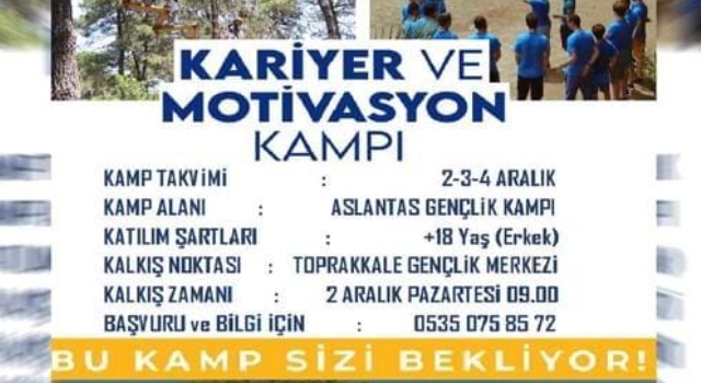 Toprakkaleli Gençler "Kariyer ve Motivasyon Kampı" nda Buluşuyor