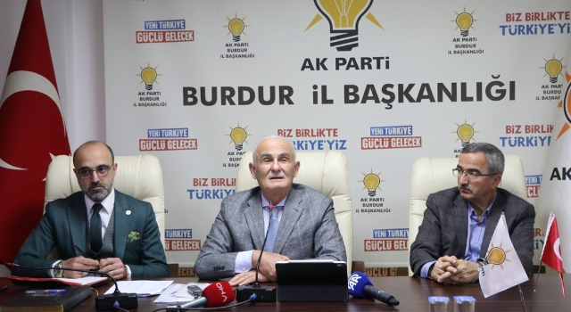 AK Parti Genel Başkan Yardımcısı Yılmaz, Burdur’da konuştu: