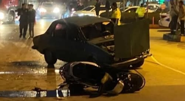 Antalya’da otomobil ile motosiklet çarpıştı, 1 kişi öldü, 4 kişi yaralandı