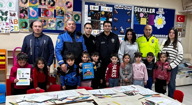 Belen’de ilkokul öğrencilerine trafik eğitimi verildi