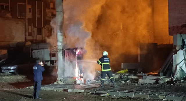 Hatay’da trafoda çıkan yangın söndürüldü