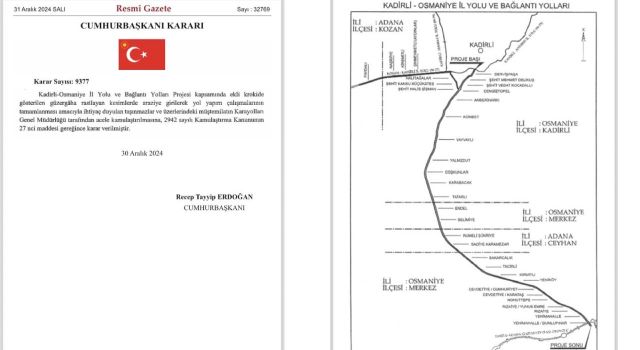 Osmaniye-Kadirli Yolu Çift Şerit Olarak Yapılıyor: İlk Adım Atıldı