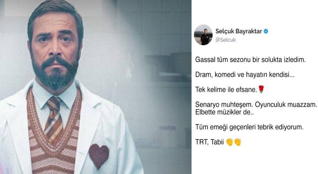 Selçuk Bayraktar'dan Gassal Dizisine Övgü: "Bir Solukta İzledim"