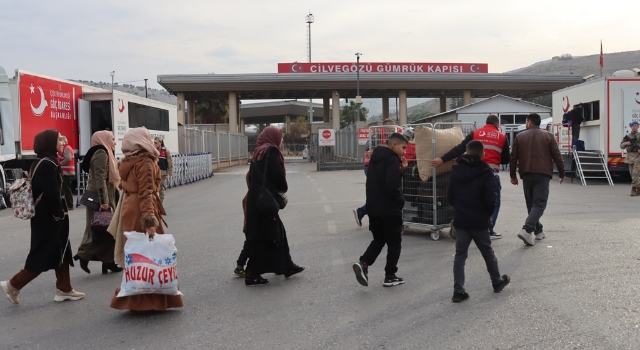 Suriyelilerin Hatay’daki sınır kapılarından ülkelerine dönüşü sürüyor