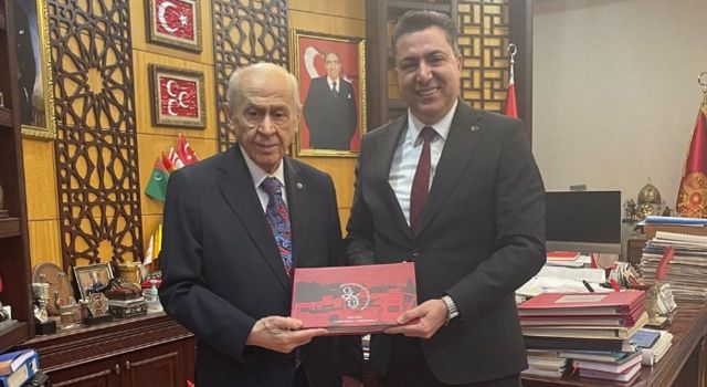 Rektör Uzun, MHP Lideri Bahçeli’yi Makamında Ziyaret Etti