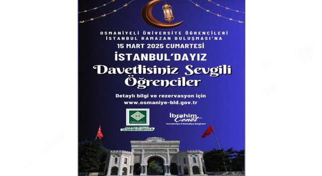 Çenet'ten İstanbul'da Okuyan Üniversite Öğrencilerine İftar Daveti