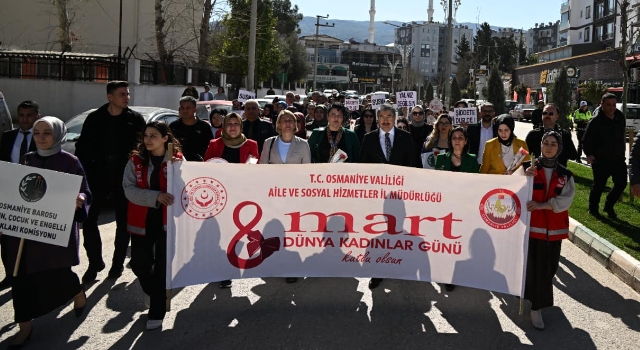 Osmaniye'de Kadınlar Günü: Önce Yürüyüş Sonra Sergi