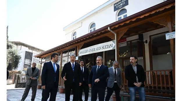 Salih Bahçeli Camii’nde Minare Yenilendi