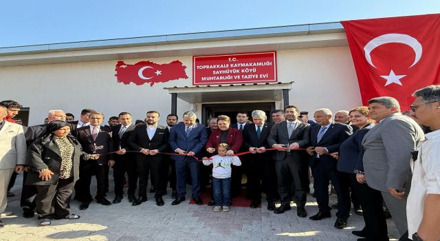 Toprakkale’de Muhtarlık Hizmet Binası ve Okul Açılışı Gerçekleştirildi