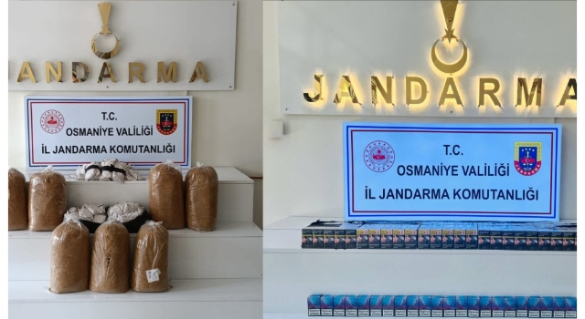 Osmaniye’de Kaçak Sigara, Tütün ve Uyuşturucu Ele Geçirildi