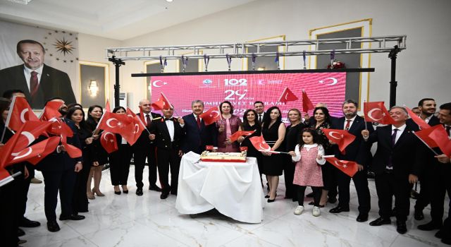 102. yıl resepsiyonunda Osmaniye protokolü buluştu