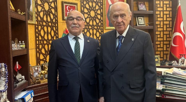 MHP Lideri Bahçeli, Osmaniye İl Başkanı Yusuf Çomu’yu Kabul Etti