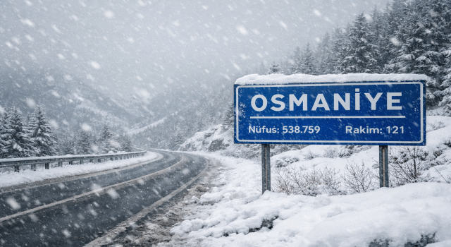 Osmaniye İçin Kuvvetli Kar Yağışı Uyarısı Yapıldı