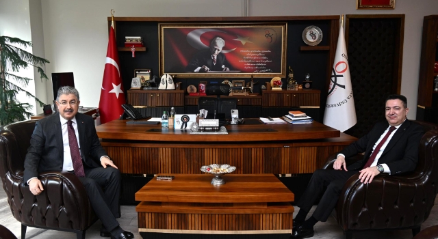 Vali Yılmaz'dan OKÜ Rektörü Uzun'a Veda Ziyareti