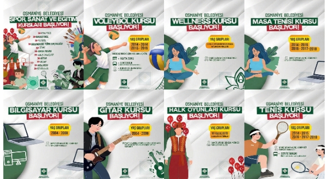 Osmaniye Belediyesi 2026 Spor ve Kültür Kursları İçin Start Verdi