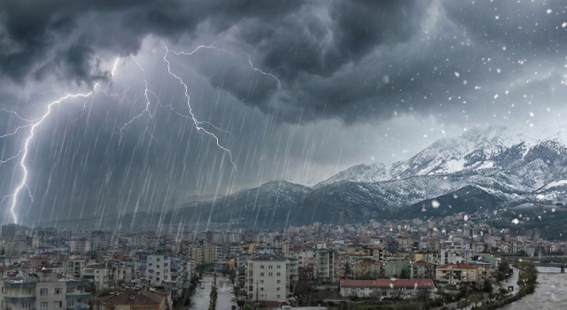 Osmaniye’de Kuvvetli Sağanak ve Kar Uyarısı: Saat Verildi