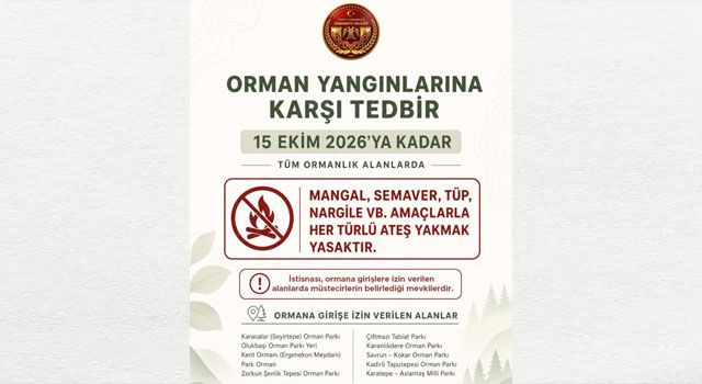 Osmaniye'de Orman Yangını Tedbirleri Artırıldı