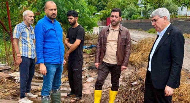 Osmaniye'de Şiddetli Yağış Sele Dönüştü