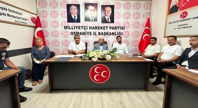 MHP Osmaniye İl Kongresi’nin Tarihi Belli Oldu