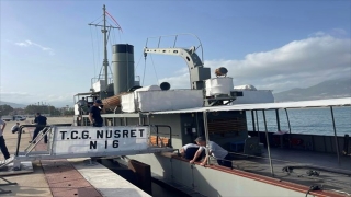 TCG Nusret Müze Gemisi, Anamur’da ziyarete açıldı