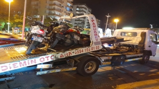 Adana’da denetimlerde 18 motosiklet trafikten men edildi