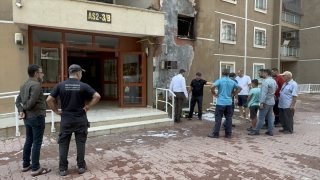 Adana’da bina girişindeki doğal gaz tesisatında çıkan yangın söndürüldü