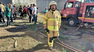 Isparta’da soğuk hava deposunda çıkan yangın söndürüldü