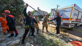 Antalya’da ”Saha Uzantılı TAMP Deprem Tatbikatı” yapıldı