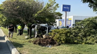 Kahramanmaraş’ta ağaca çarpan otomobildeki 1 kişi öldü, 2 kişi yaralandı