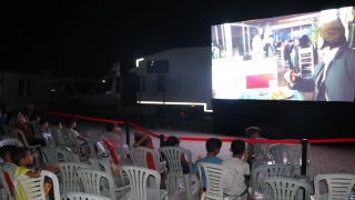 Hatay’da konteyner kentte sinema etkinliği düzenlendi