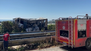 Mersin’de konteyner evde çıkan yangın söndürüldü