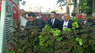 Adana’da şehit Kaymakam Saim Bey, kabri başında anıldı