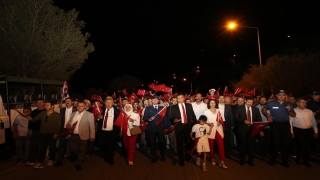 Kaş’ta fener alayı düzenlendi