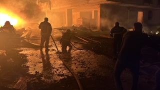 Hatay’da inşaatta çıkan yangın söndürüldü