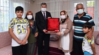 15 Temmuz şehit ve gazi ailelerine ziyaret