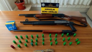 Polis uygulamasında, 7 ruhsatsız silah ele geçirildi