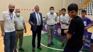 Samet Aybaba Spor Lisesine girmek için ter döktüler
