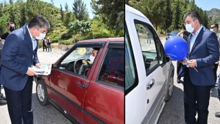 Vali Yılmaz, Trafik denetimlerine katıldı