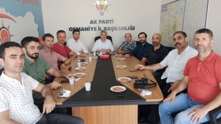 CGC'li Gazetecilerden AK Parti İl Başkanlığına ziyaret