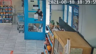 Marketten TV çalan şüpheli yakalandı