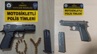 Polis uygulamasında 9 ruhsatsız silah ele geçirildi