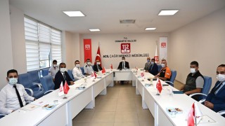 112 Acil Çağrı Merkezi toplantısı yapıldı