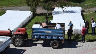 133 çiftçiye 4 bin adet plastik zeytin kasası dağıtıldı