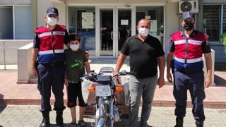 Çalınan motosikleti JASAT timi buldu