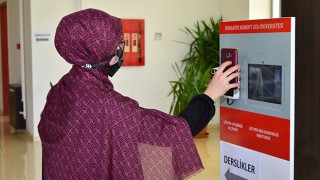 OKÜ’de “Ateş Ölçerli HES KODU Sorgulama Kioskları” yerleştirildi