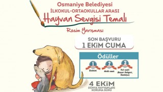 Osmaniye Belediyesi’den ‘Hayvan Sevgisi’ Temalı Resim Yapma Yarışması