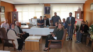 Engelliler Platformundan, İl müftüsüne ziyaret